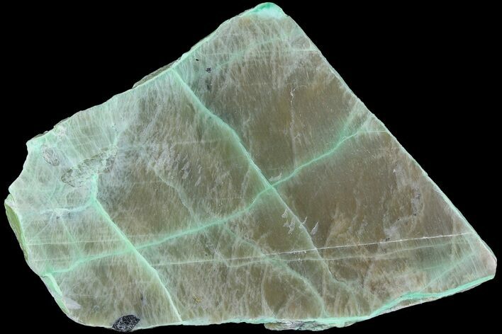 Polished Garnierite Slab - Madagascar #183076